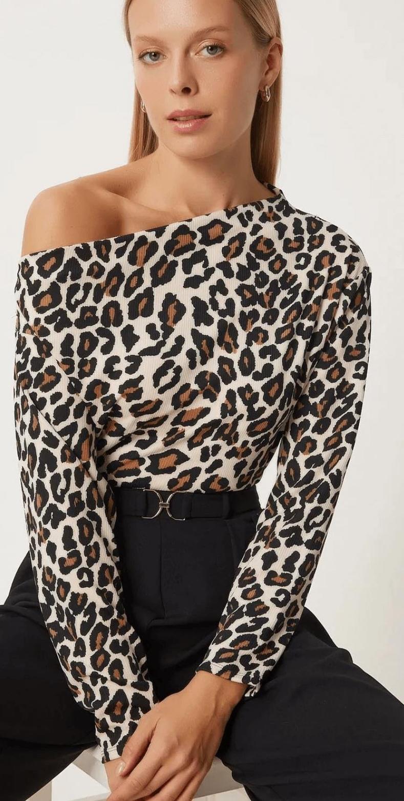 Leopar Fitilli bluz