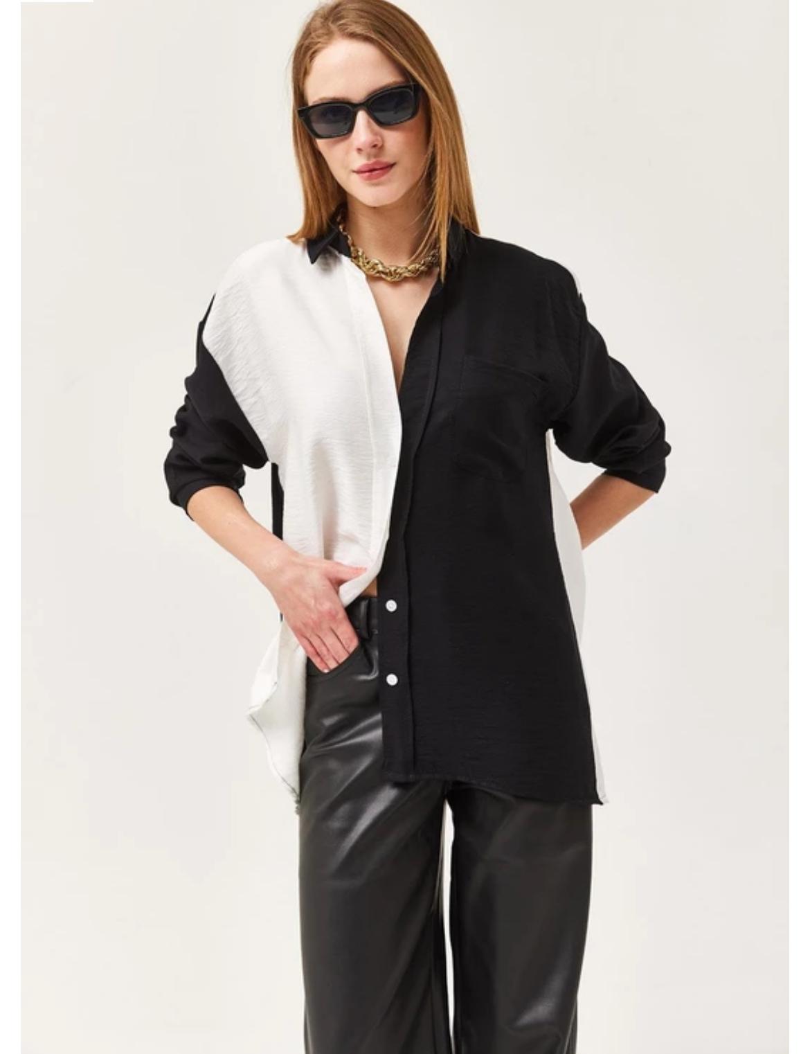 Oversize Lilyum Gömlek