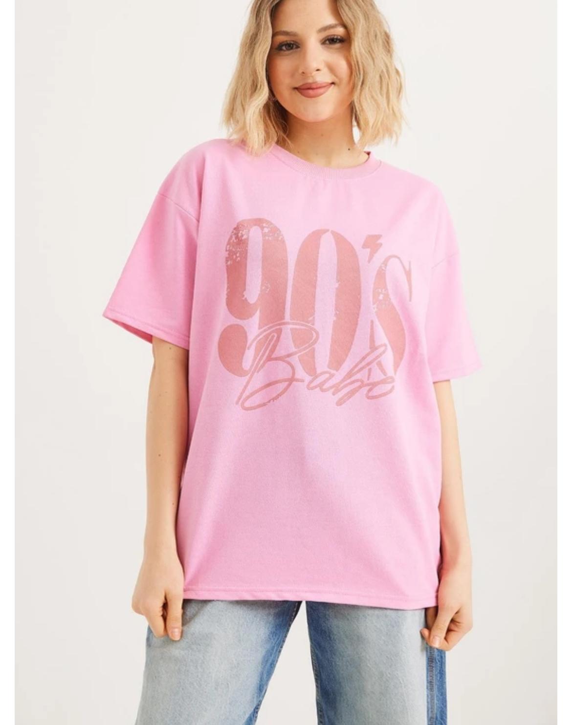90’s Baskılı T-shirt