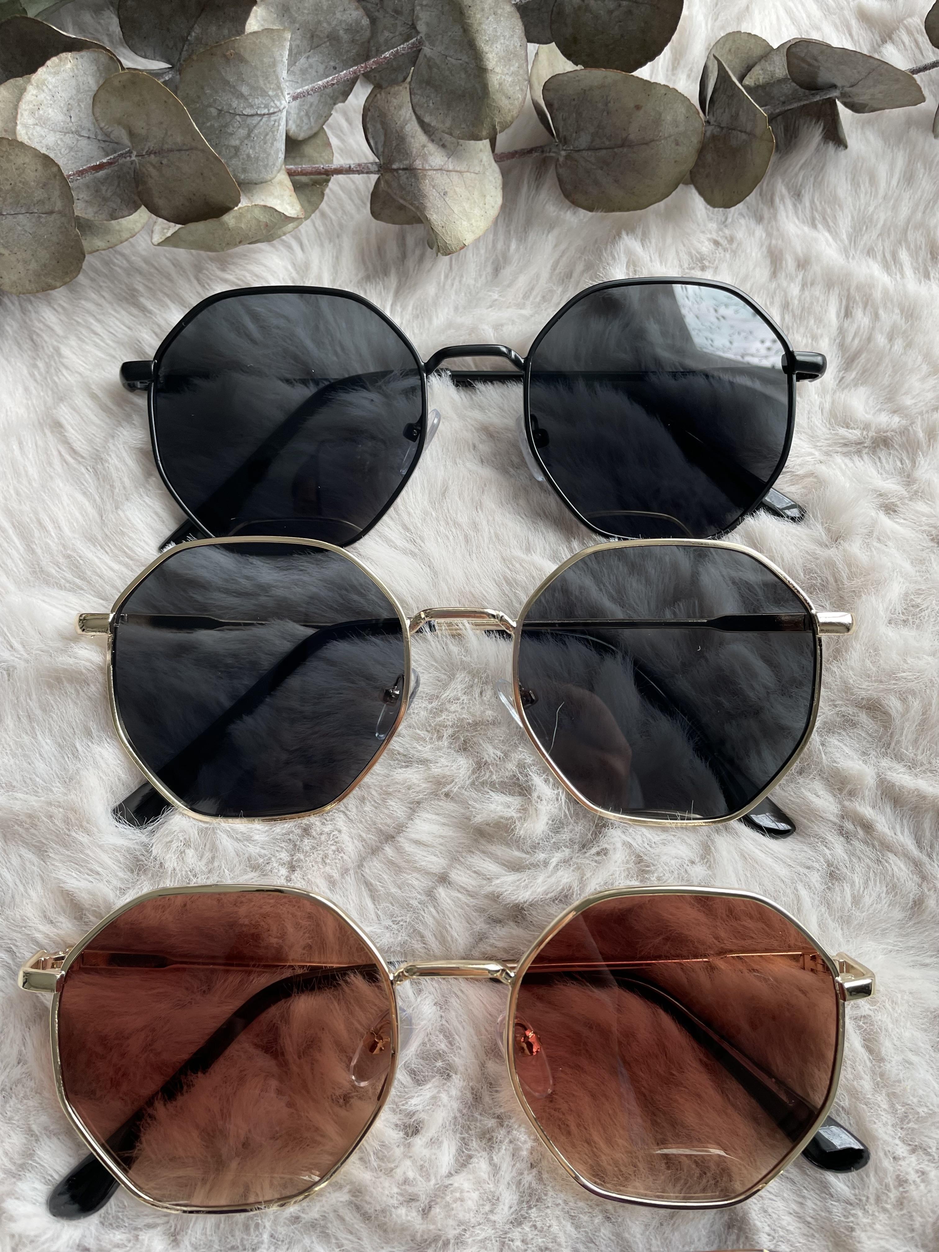 Altıgen Filtre Cam Unisex Gözlük